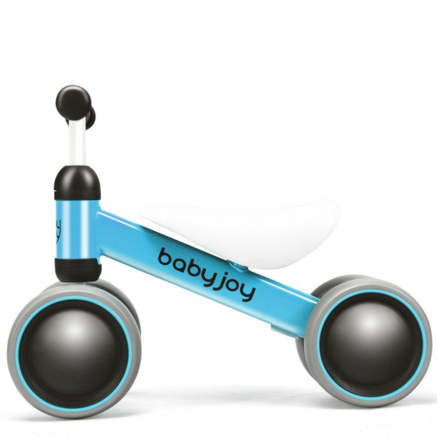 SUGIFT 4 Wheels No-Pedal Baby Balance Bike-Blue