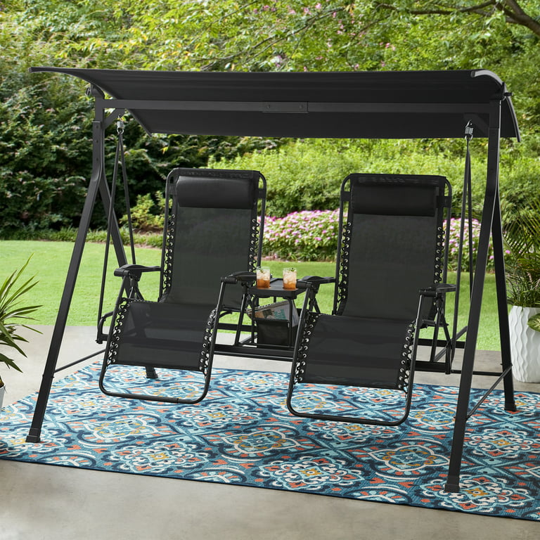 SUGIFT Zero-Gravity Steel Porch Swing