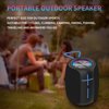 SUGIFT IPX6 Waterproof Wireless Bluetooth Speaker, Black