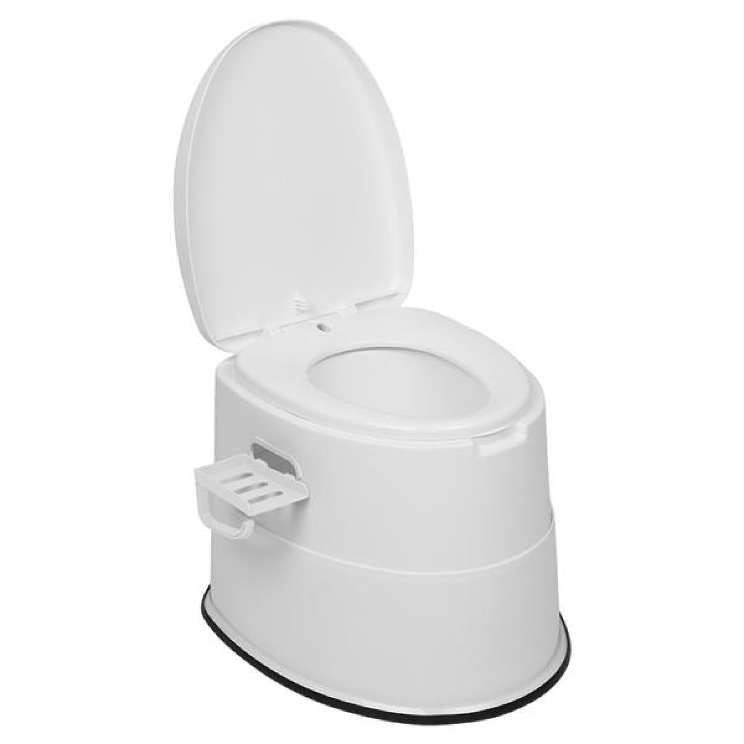 SUGIFT Portable Toilet with Non-slip Mat£¬White