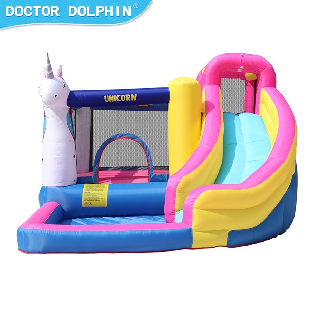 SUGIFT Inflatable Castle Bounce House, Oxford Fabric 420D+840D 450W Blower Can Play With Water