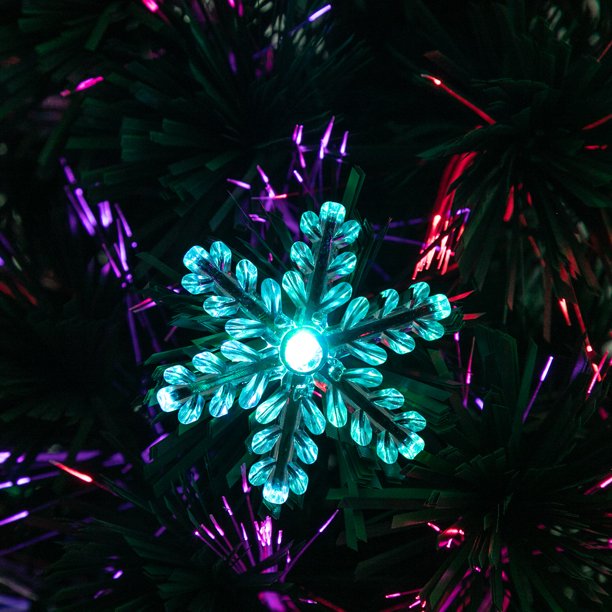 6FT Small Light Fiber Optic Christmas Tree 230 Branches