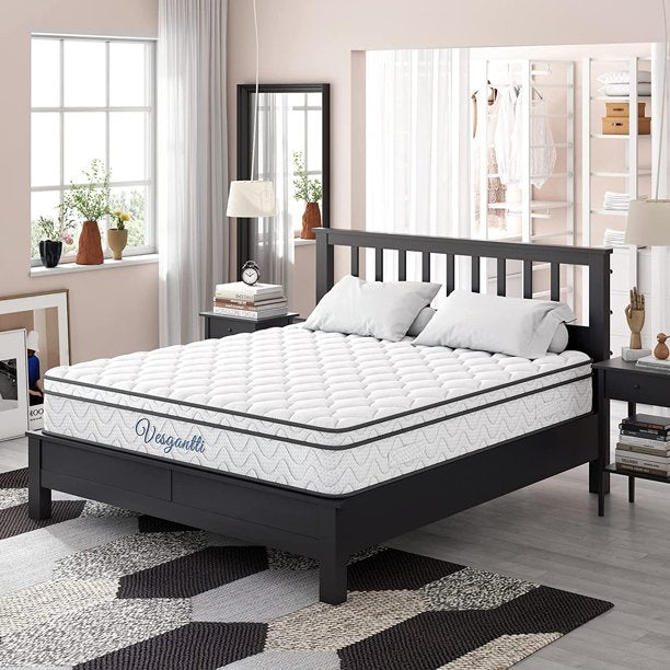 SUGIFT 12 Inch Multilayer Hybrid Queen Mattress - Multiple Sizes Styles Available