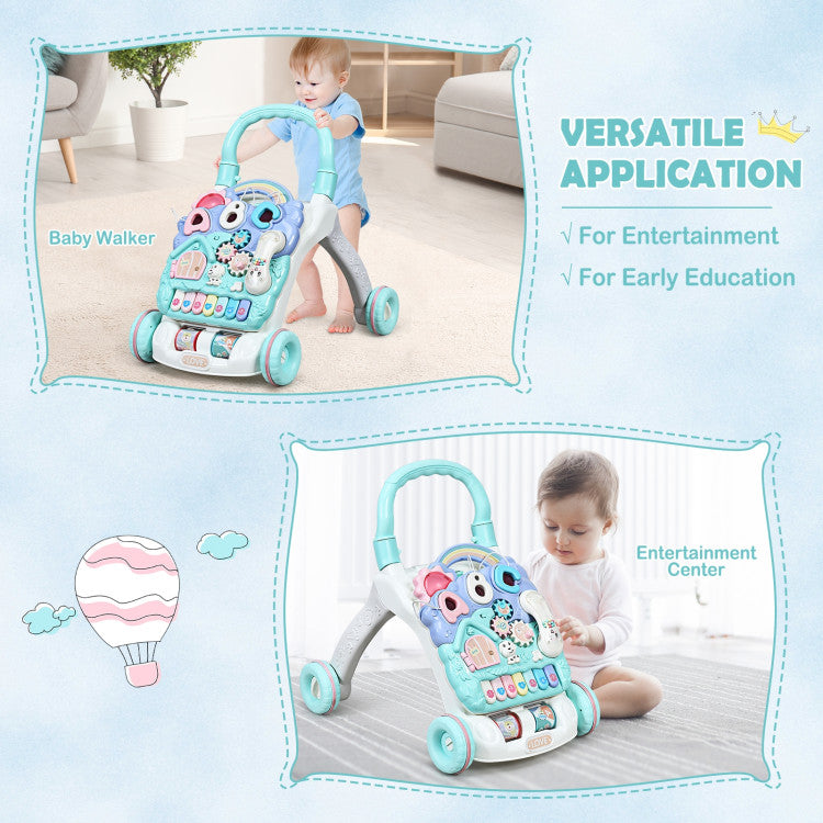 SUGIFT Baby Sit-to-Stand Learning Walker Toddler Musical Toy