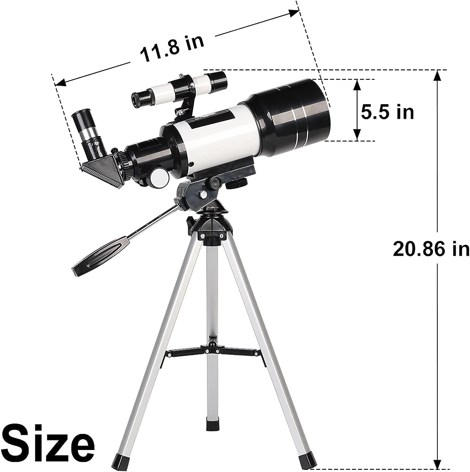 Telescope for Adults Kids 70mm Aperture Refractor Telescopes for Astronomy Beginners