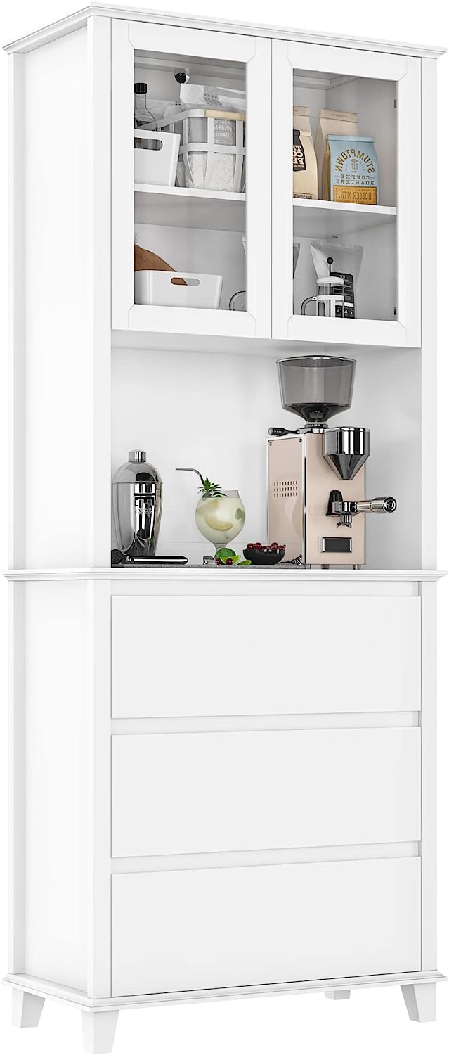 Kitchen Pantry Storage Cabine Kitchen Buffet with Hutch