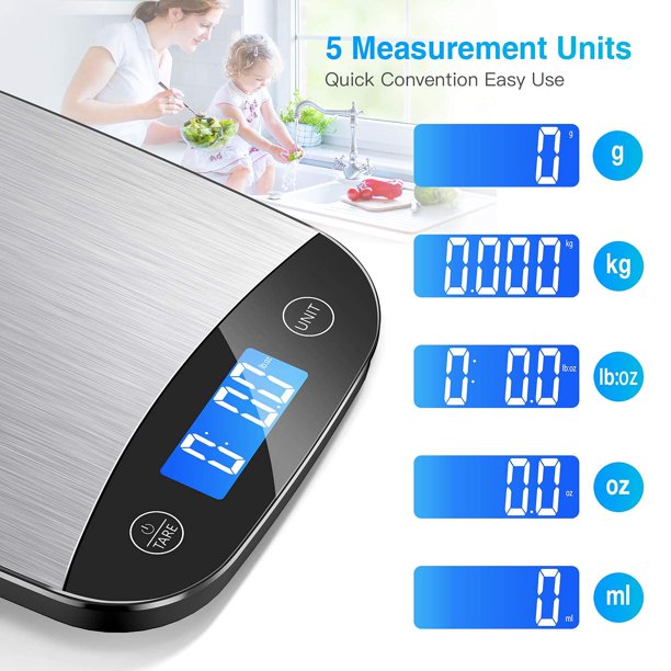 Food Scale for Cooking Baking 1g/0.1oz Precise Graduation