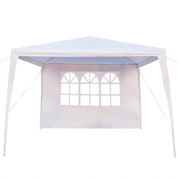 SUGIFT Party Tents,10x10in Waterproof Gazebos,Sunshades Shelter Commercial Tent for Wedding,Events with Removable Sidewalls Thicken Steel Tube (10x10in w/3 Sidewalls)