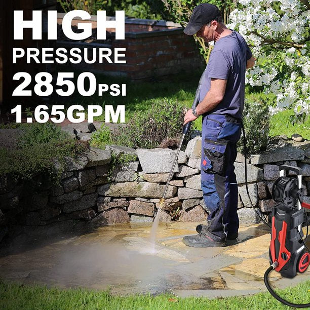 SUGIFT Electric Pressure Washer PS2028, 2850 PSI, 1.65 GPM, 1800W Power Washer