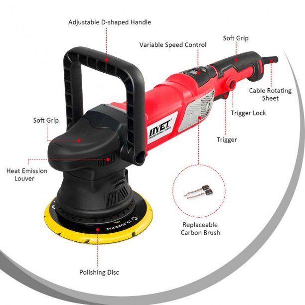 6 Inch Polisher Variable Speed Dual Action Polisher