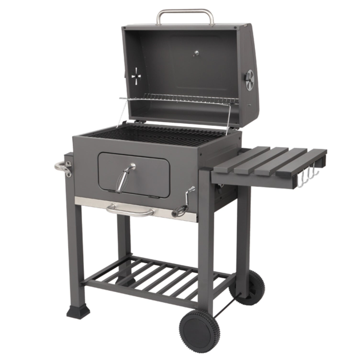 SUGIFT Grill Barbecue Picnic Grills Kebab Stove Charcoal Oven with Waterproof Black BBQ Grills for Yard Garden Outdoor