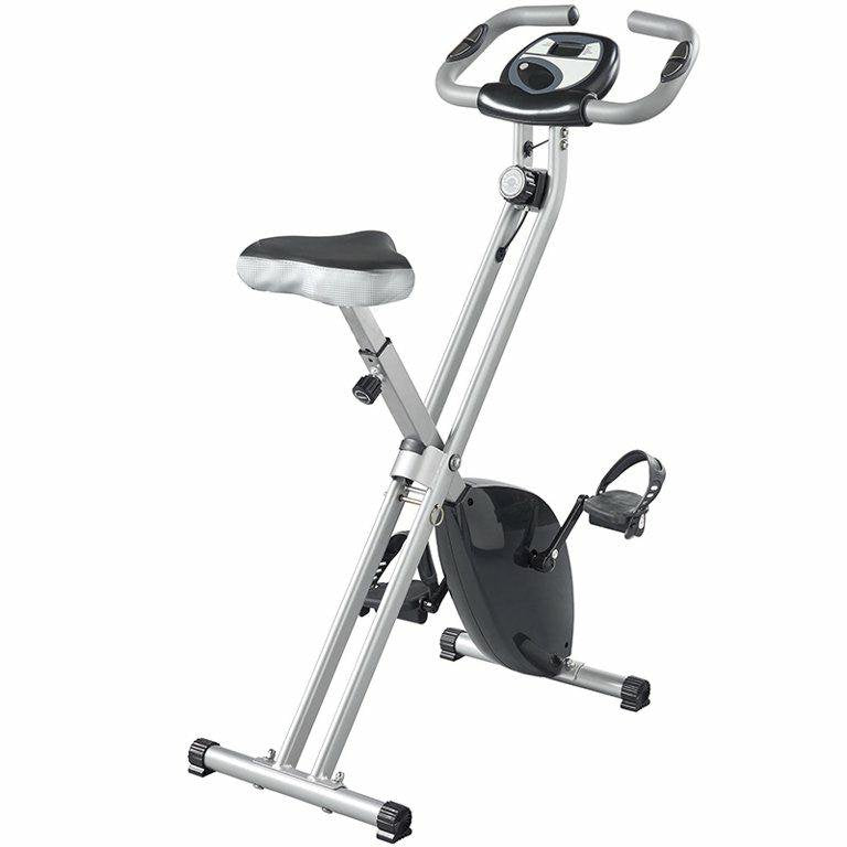 SUGIFT Stamina Cardio Exercise Bike Folding Magnetic Upright Exercise Bike with Pulse