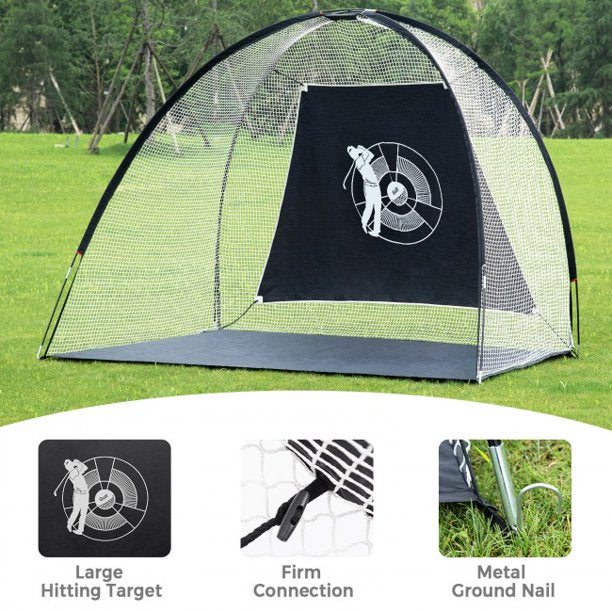 SUGIFT Golf Practice Set 3-in-1 Portable 10 Feet Golf Practice Set