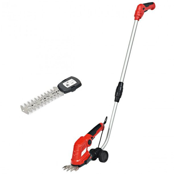 SUGIFT 7.2V Cordless Grass Shear with Extension Handle and Rechargeable Battery