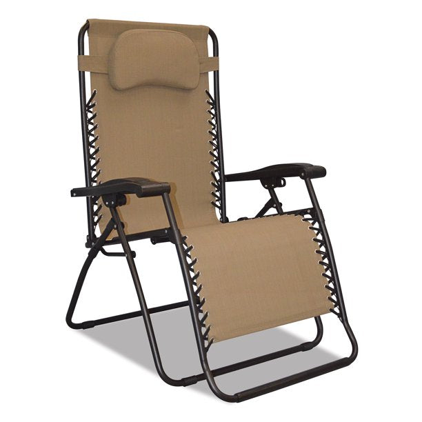 SUGIFT Caravan Canopy Sports Beige Zero Gravity Chair