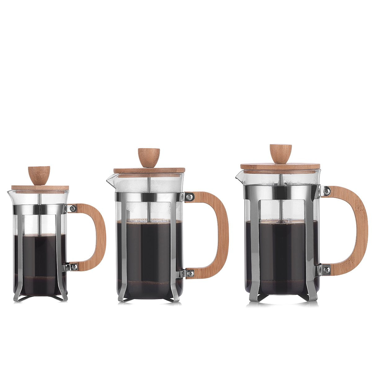 SUGIFT 8 Cup French Press Chrome Coffee Maker