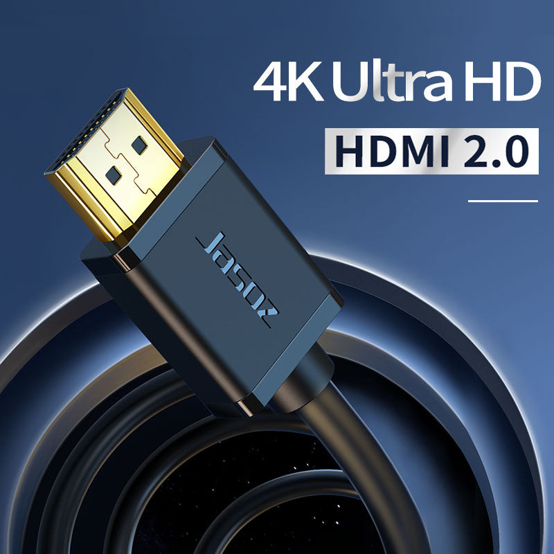 4K HDMI Cable 6.6ft, Gold-plated Connectors High Speed 18Gbps HDMI 2.0 Cable, 4K 60Hz / 2K 144Hz,Ultra HD,2160P, 1080P, ARC