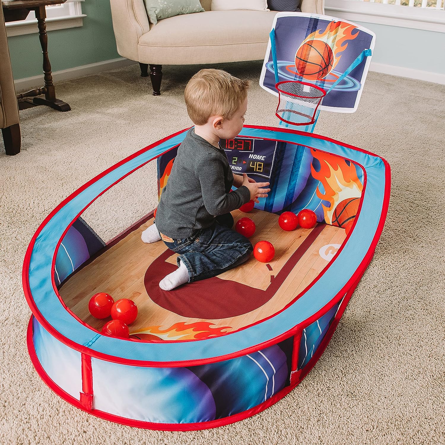 Basketball Ball Pit with Balls Included