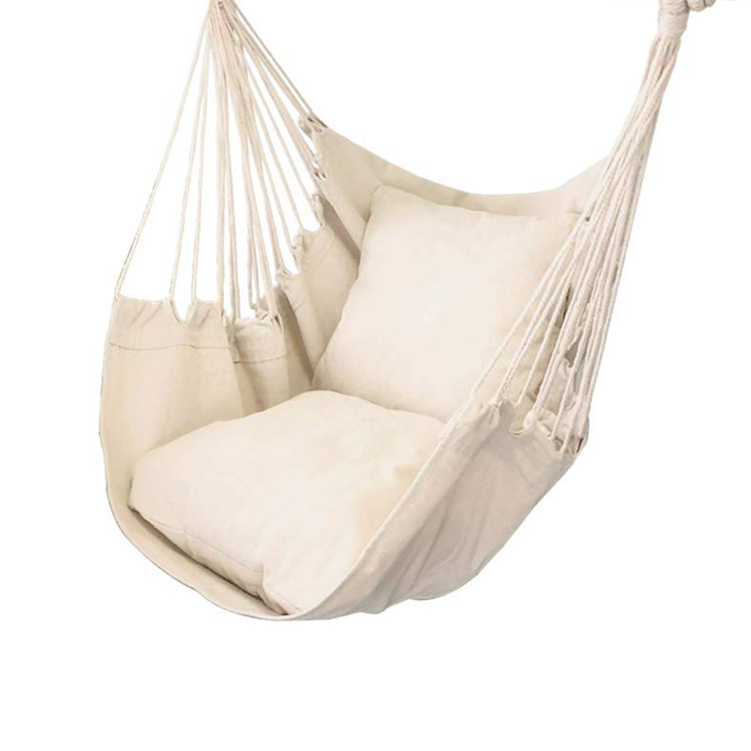 SUGIFT Hanging Hammock Chair with Double Cushions