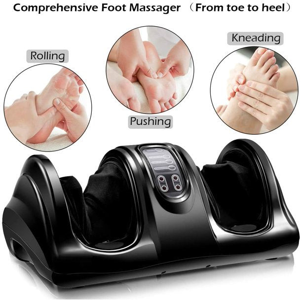 SUGIFT Foot Massager Machine With Remote, 4 Modes, Time Speed Direction Adjustable Massage For Feet