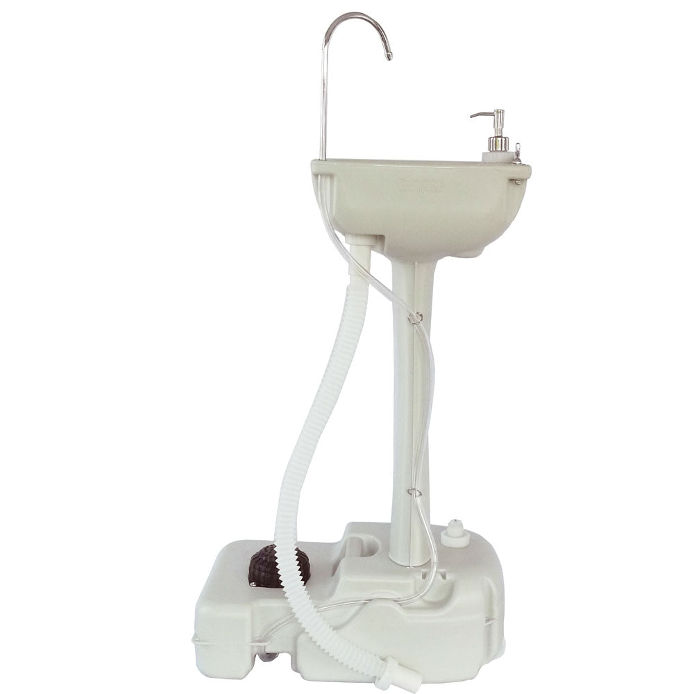 Portable Removable Outdoor Wash Basin White