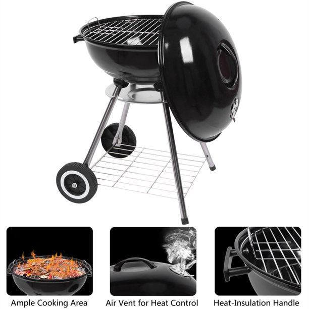 SUGIFT Portable Grill 18inOutdoor BBQ Grill Charcoal Grill