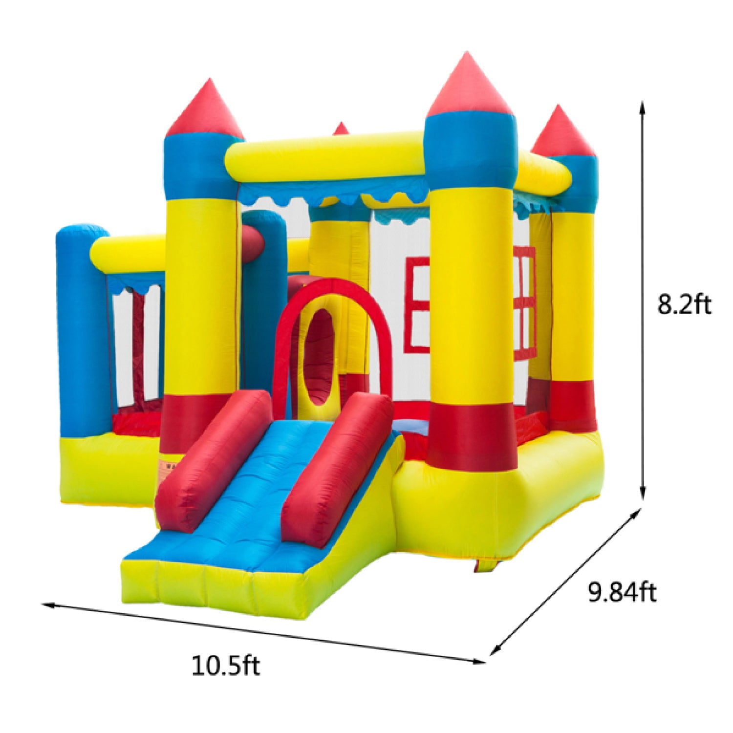 SUGIFT Inflatable Bounce House Castle Ball Pit Jumper Kids Play Castle,Thick Oxford Cloth