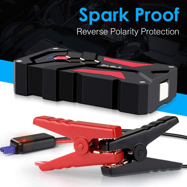 SUGIFT Car Battery Starter, 1000A Peak 12800mAh 12V Car Auto Jump Starter Power Pack with USB Quick Charge 3.0