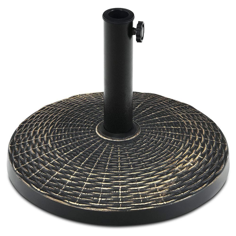 26.5 lbs. Classic Cast Iron Patio Umbrella Base in Bronze