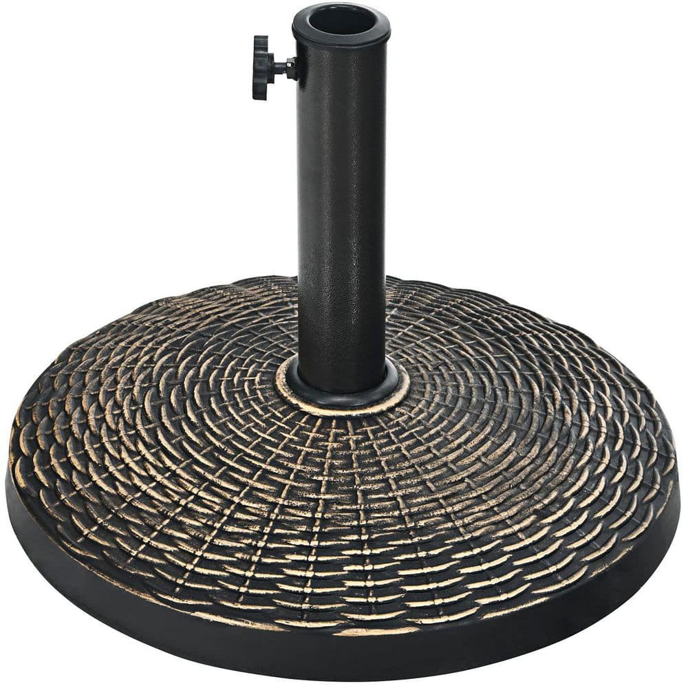 22 lb. Classic Cast Iron Patio Umbrella Base in Bronze