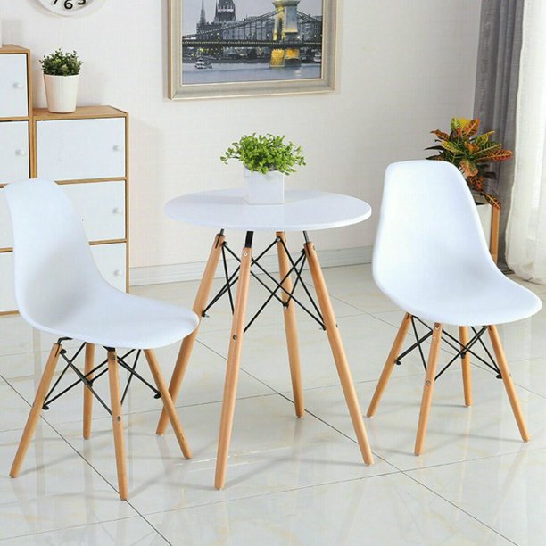 2 Pieces Dining Side Chair Mid Century Modern DSW Chair