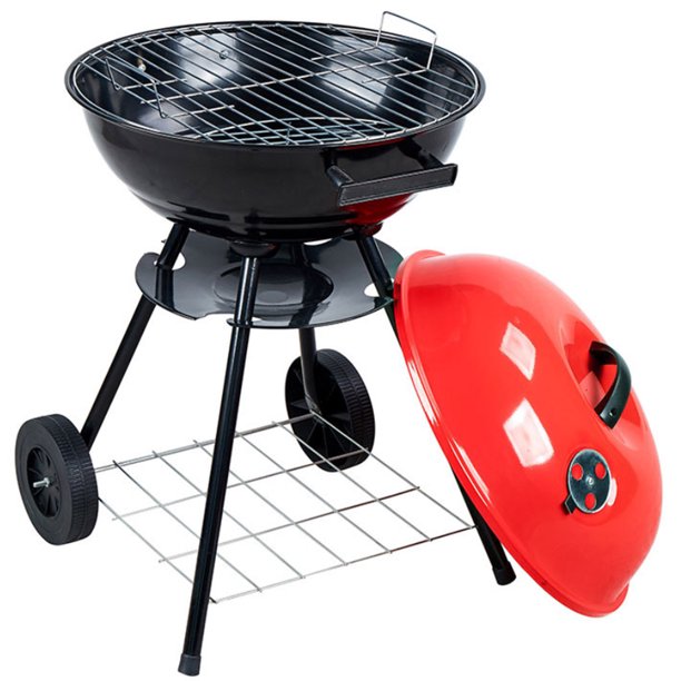 SUGIFT Charcoal Grill,17 inch small bbq grill,round bbq charcoal grills,charcole Kettle grills,outdoor cooking coal grills,outdoor cooking