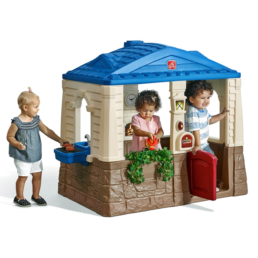 SUGIFT Neat & Tidy Cottage Outdoor Playhouse for Kids