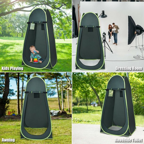 SUGIFT Outdoor Portable Pop Up Privacy Shower Toilet Changing Room