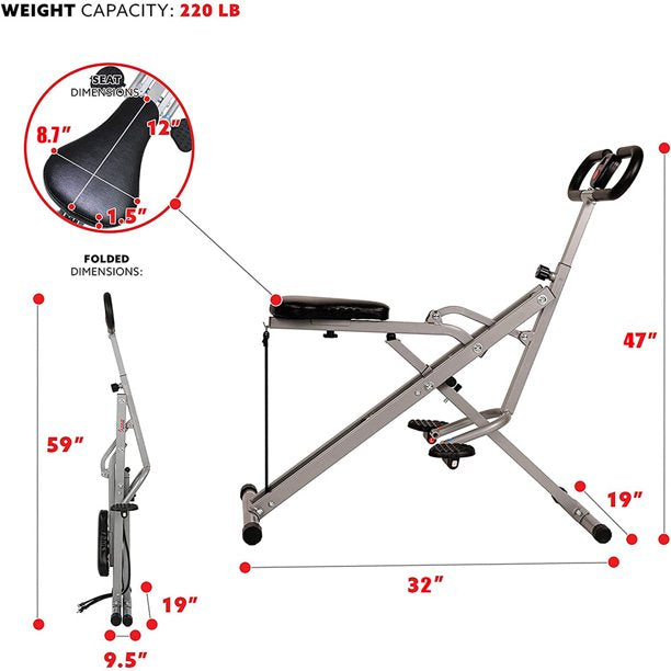 Sunny health 2024 folding exercise bike