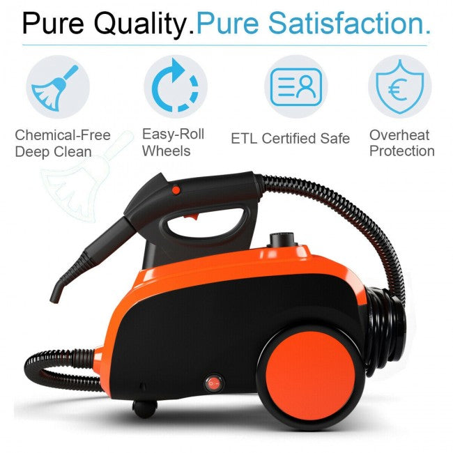 SUGIFT Heavy Duty Household Multipurpose Steam Cleaner with 18 Accessories