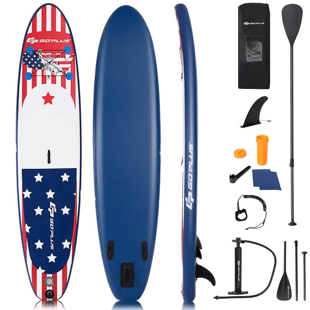 11 ft. Inflatable Stand Up Paddle Board with Carry Backpack and Pump