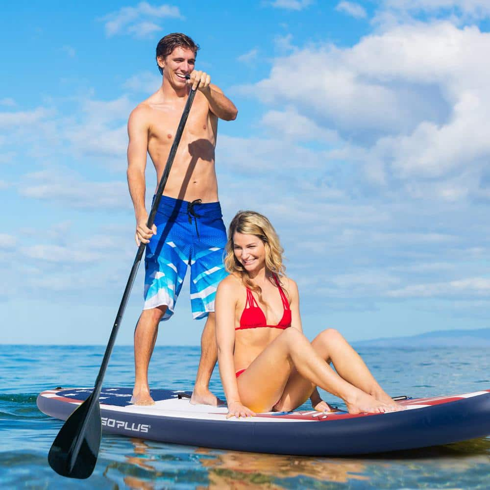 11 ft. Inflatable Stand Up Paddle Board with Carry Backpack and Pump